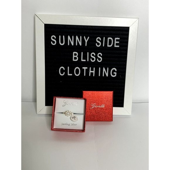 Gioielli Jewelry - New Gioielli Sterling Silver Circle Ring Size 7